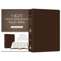 KJV Cross Reference Study Bible Brown Indexed (Red Letter)