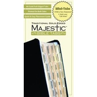 Majestic Bible Tabs Mini Traditional Gold