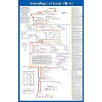 Genealogy of Jesus Christ Wall Chart Unlaminated (Extra Large)