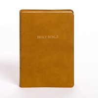 KJV PERSONAL SIZE GIANT PRINT BIBLE CAMEL (RED LETTER EDITION)