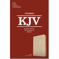 KJV GIANT PRINT REFERENCE BIBLE CREAM (RED LETTER EDITION)