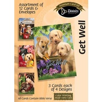 Get Well Card Assortment - Puppies