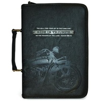 God's Garage - RIDE Black Bible Cover - XL