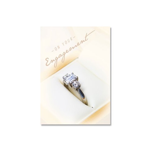 Greeting Card - On Your Engagement - Engagement Ring